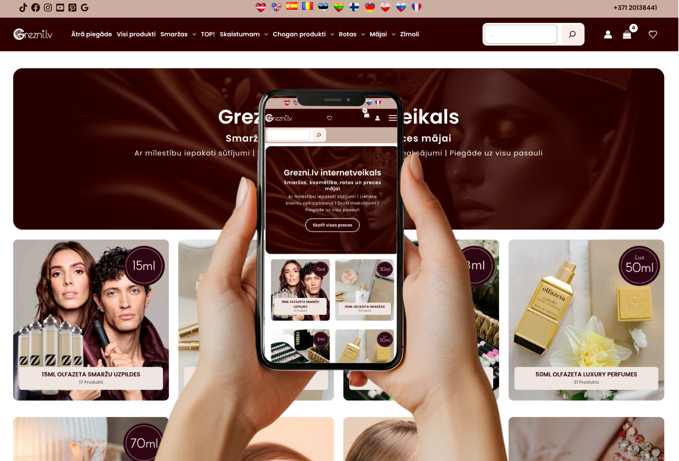 Internetveikala izstrāde un SEO, kas palielināja veikala peļņu 10x